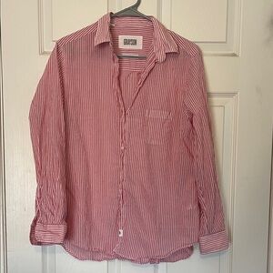 Grayson The Hero Red Striped Button Up Shirt